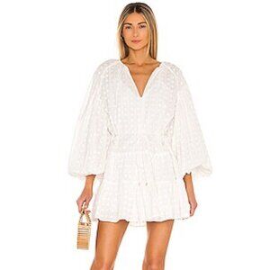 Significant Other Lucca Blouson-Sleeve Mini Dress